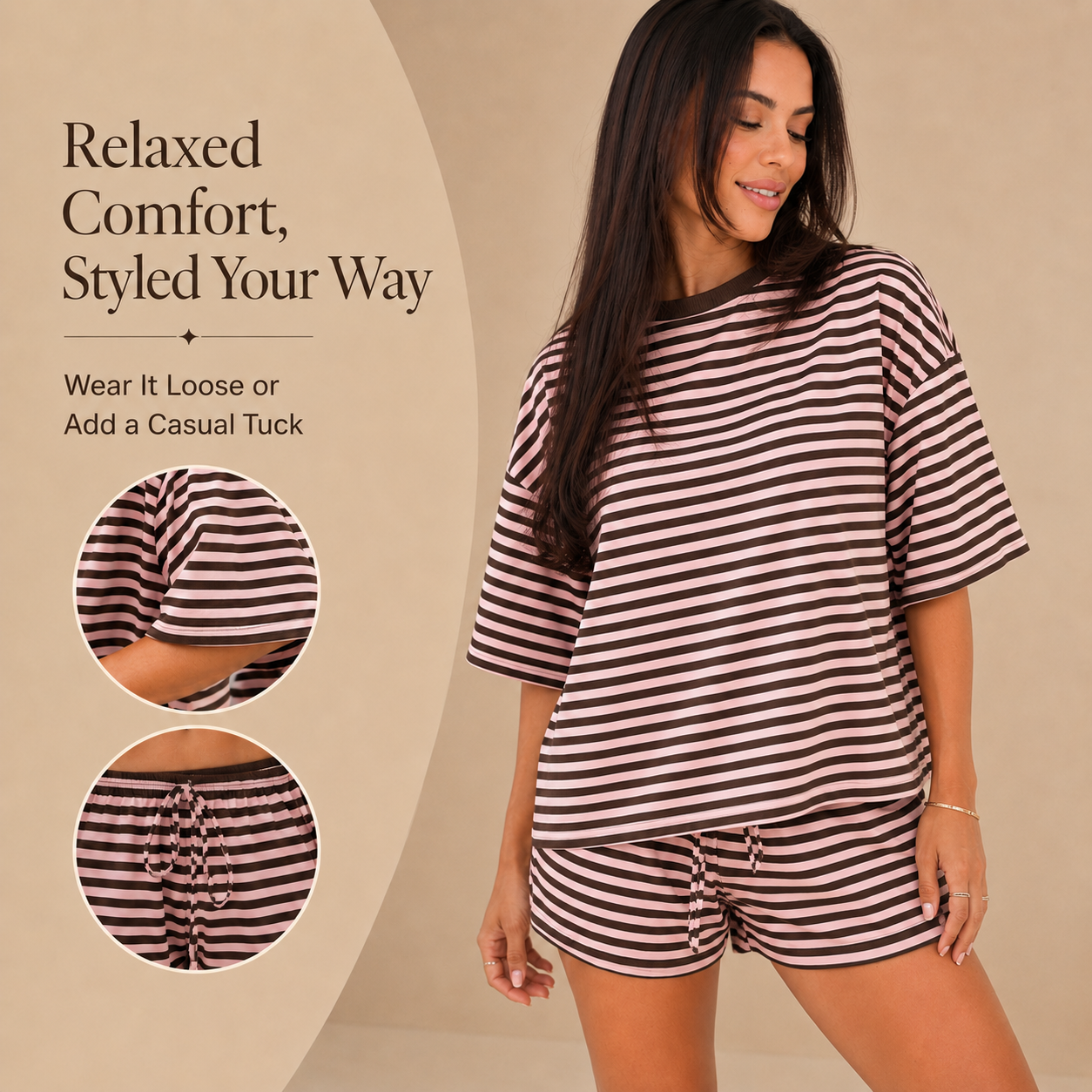 Zaletti™ Striped 2 Piece Set