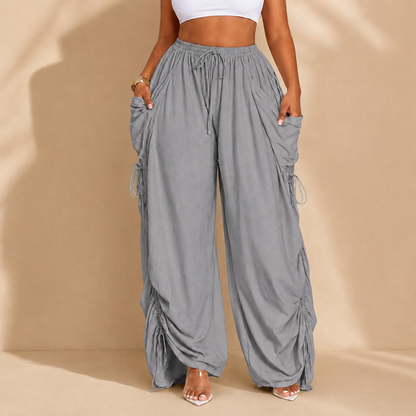 Zaletti™ Wide Leg Drawstring Pants